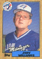 1987 Topps Baseball Cards      786     Jimy Williams MG
